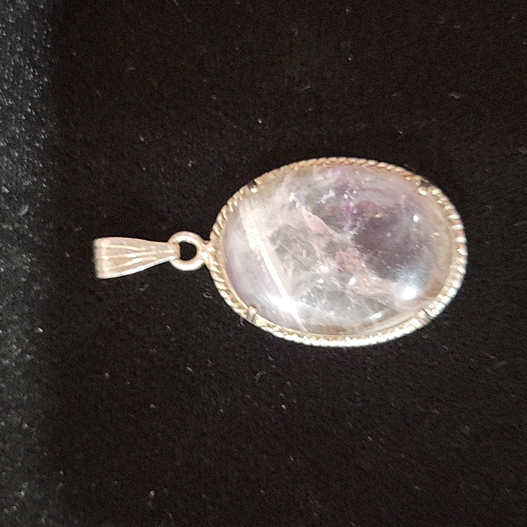 Handcrafted Pink Amethyst Pendant